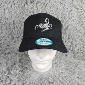 New Era Camacho Scorpion Hat Mens OSFA Black 9FORTY Mesh Snapback Cap